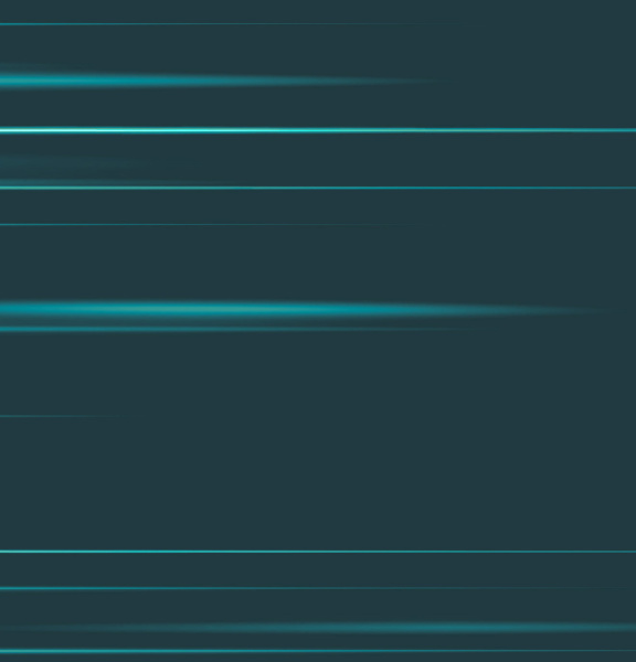 Dark blue background with horizontal turquoise light streaks
