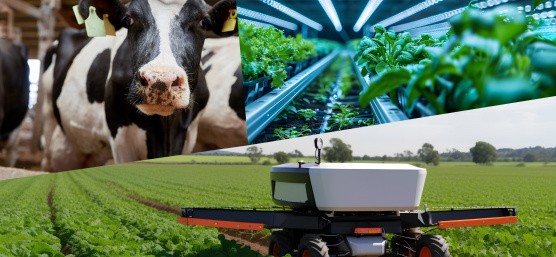 Industrial cameras from IDS enable sustainable animal husbandry, crop protection and harvesting