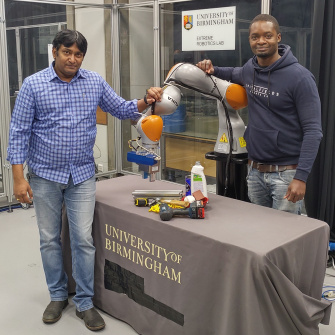 Dr Naresh Marturi, Senior Research Scientist in Robotics - Maxime Adjigble, Robotics Research Engineer