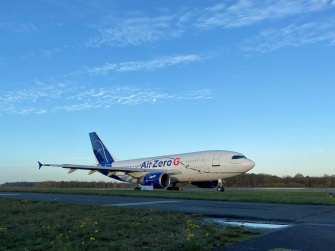 Aircraft taking off