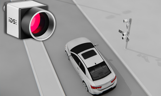 Adigo nPax system detects passengers in a car with uEye CP camera