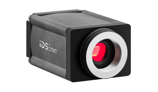 IDS NXT oslo AI camera view from front at an angle