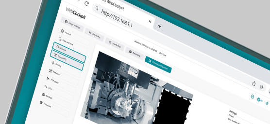 Screenshot of the IDS WebCockpit software interface