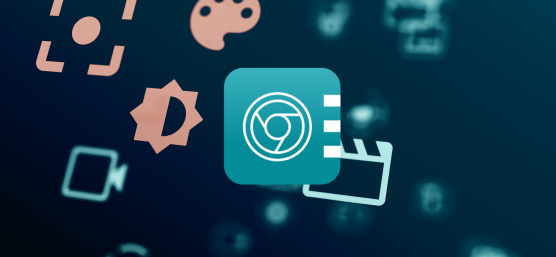Various icons from the IDS peak software on a blue background. The application icon is in the foreground.