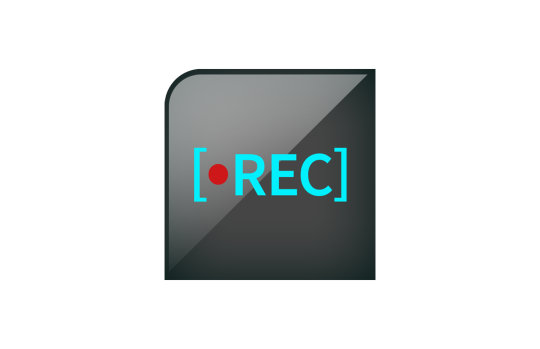 Tile with REC abbreviation and red dot showing recording is active