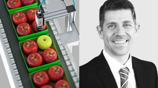 Thumbnail of Vision Channel Session ‘OPC UA takes AI to the field level’, on the right the speaker
