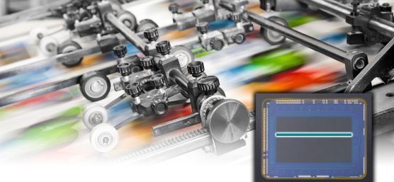 Application example Machine arms over a colourful blurred background