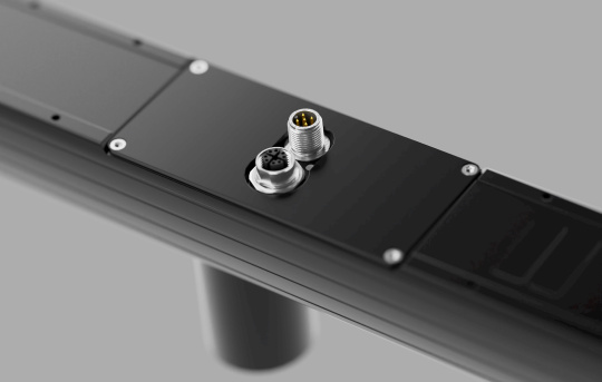 Back of the Ensenso C and CR 3D cameras with connections