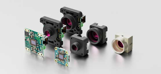 Board level and housing variants of the compact camera models in the USB3 uEye XCP, XLS and GigE uEye LE series