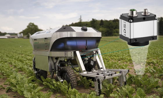 Intelligent robot with uEye+ industrial camera eliminates the need for herbicides
