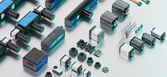 IDS industrial camera range