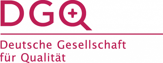 The logo of the German Association for Quality (DGQ).