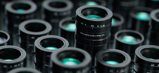 Many lenses arranged side by side