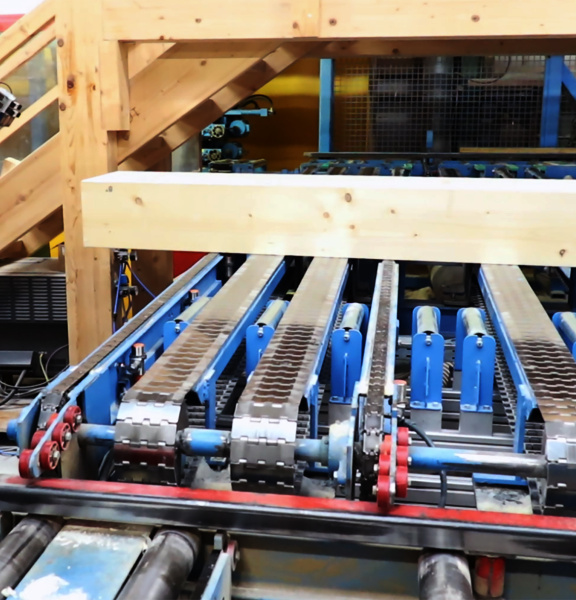 Automatic 3D recognition and marking of wooden beams