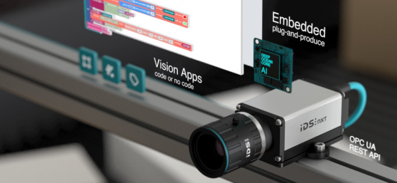 IDS NXT camera in use for image analysis