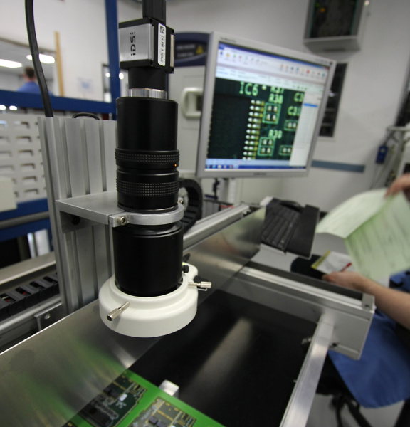 Initial sample inspection for PCB assembly: Norcott (UK) with IDS USB 3 uEye CP