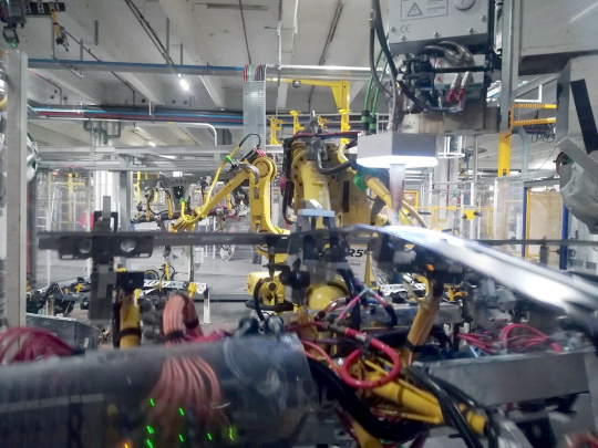 In use, e.g. in the automotive industry