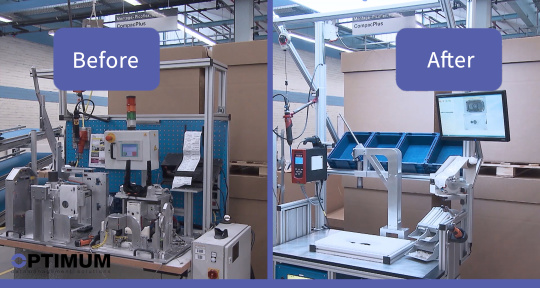 Easy integration into the respective production equipment, simplified variant management.