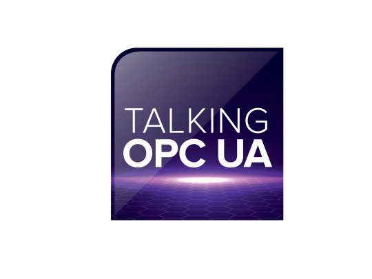 Purple icon labelled Talking OPC UA