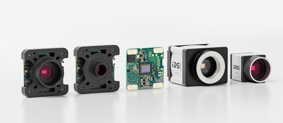 Group shot of the IDS uEye Live Monitoring cameras