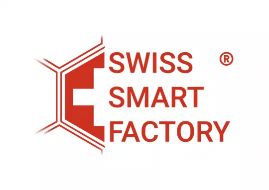 The logo of the Swiss Smart Factory in Biel/Bienne.