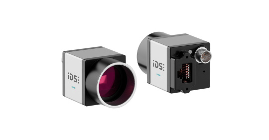 uEye SCP camera: oblique view from the front and from the rear.