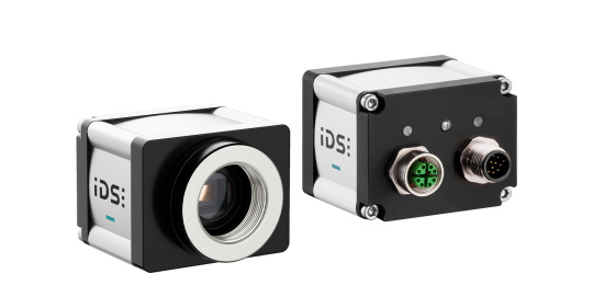 uEye SFA camera: oblique view from the front and from the rear.