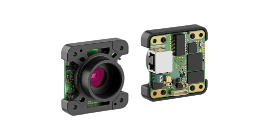 uEye SLE camera: oblique view from the front and from the rear.