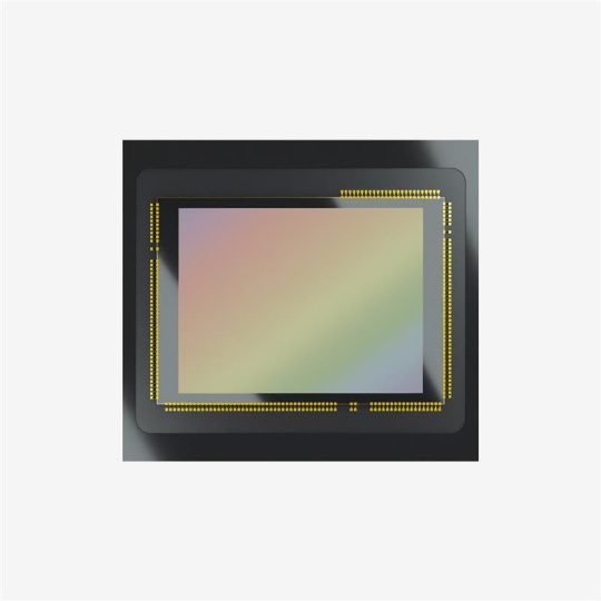 Front view of the image sensor