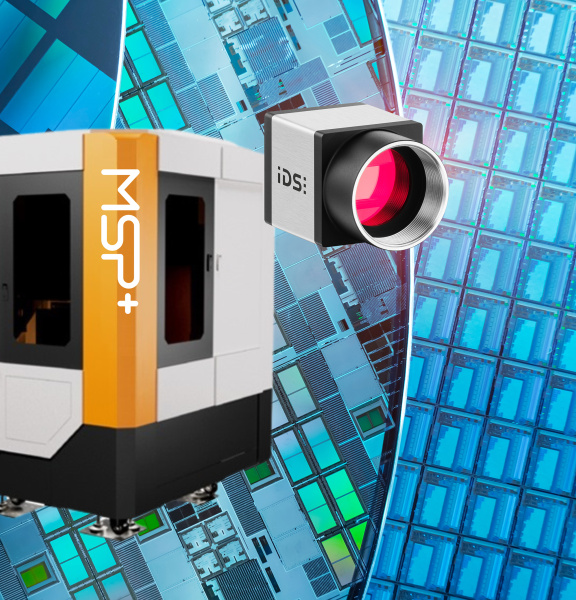 MSP+ laser soldering machine with IDS USB3 cameras for precise HBM modules.