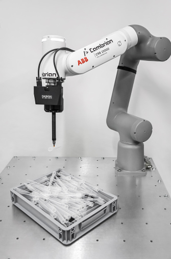 Powerful CPU to control the AI models for part recognition and communication with the robot