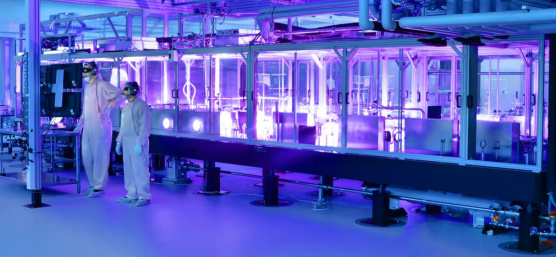 Inside a research laser
