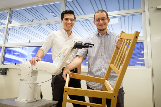 Furniture assembly with Ensenso N3