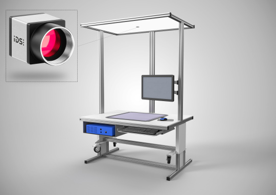 "Smart Klaus" assembly assistance system with USB 3 uEye CP industrial camera from IDS