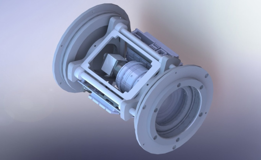 USB 3.0 camera from IDS installed in the pressure housing