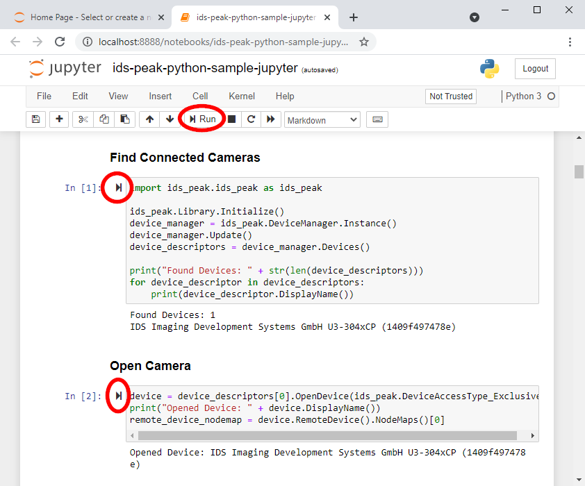 generating customer ids in python: a comprehensive... Rapid prototyping with Python | IDS Peak | Tech Tip