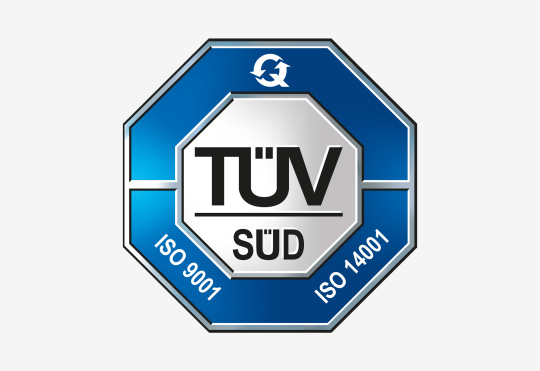 ISO 9001 and ISO 14001 Logo