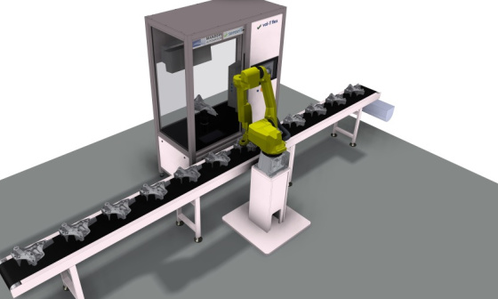 Efficient inline component inspection for the manufacturing industry with Ensenso N35