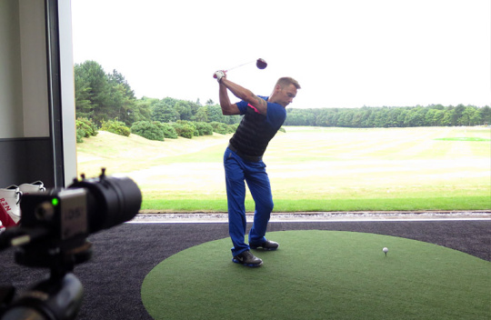 In every Tech:Ex Full Flight studio, four IDS uEye CP cameras help golfers optimize their full swing.