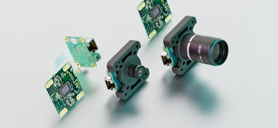 Camera variants of the IDS GigE uEye LE single-board cameras