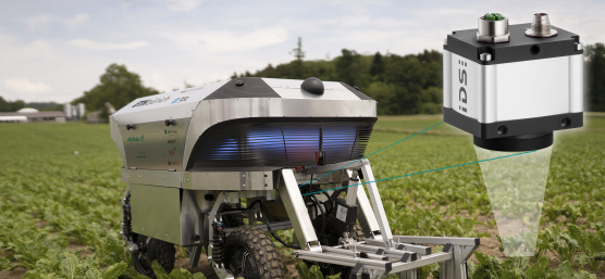 Intelligent robot with uEye+ industrial camera eliminates the need for herbicides