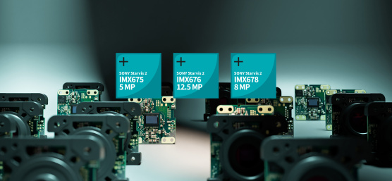 IDS cameras with inserts for new sensor variants.
