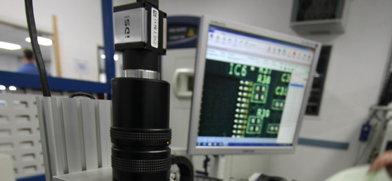 Initial sample inspection for PCB assembly: Norcott (UK) with IDS USB 3 uEye CP