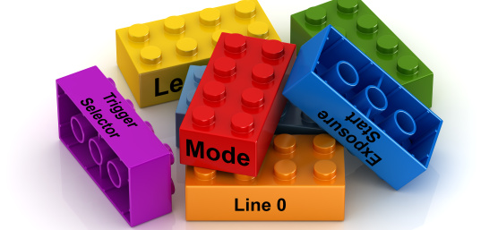 Lego clamp bricks with labels are still disorganised