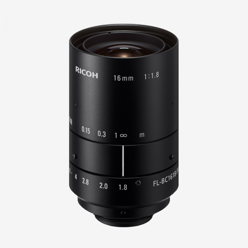 Lens, RICOH, FL-BC1618-9M, 16 mm, 1“