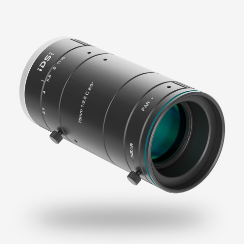 Lens, IDS, IDS-12M23-C7528, 75 mm, 2/3"