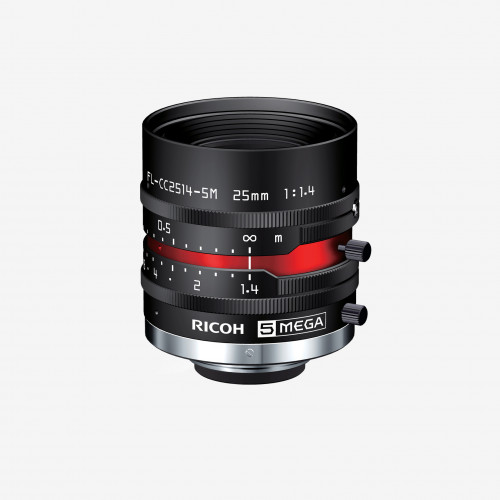 Lens, RICOH, FL-CC2514-5M, 25 mm, 2/3"